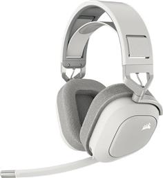 Corsair HS80 Max RGB Ασύρματο Over Ear Gaming Headset με σύνδεση Bluetooth / USB Λευκό από το e-shop