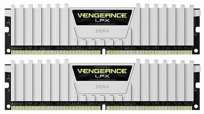 Corsair Vengeance LPX White 16GB DDR4 με 2 Modules (2x8GB)