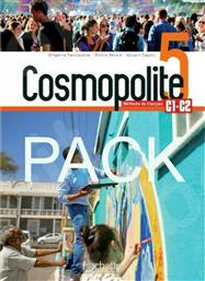 Cosmopolite 5 Le Pack, Methode de Francais C1-C2, + Lexique + Cadeau Surprise