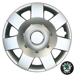 Croatia Cover Σετ Τάσια Αυτοκινήτου Skoda Fabia/Praktik 4τμχ 14'' Ασημί από το Saveltrade