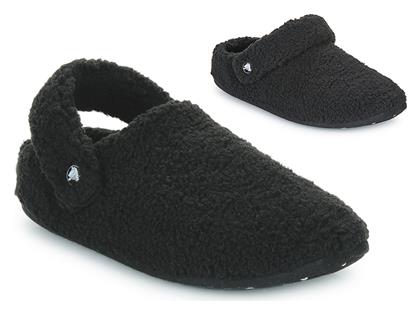 Crocs Classic Cozzzy Χειμερινές Γυναικείες Παντόφλες σε Μαύρο χρώμα