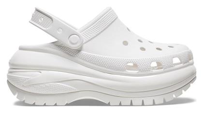 Crocs Classic Mega Crush Clog Ανατομικά Σαμπό Λευκά από το Favela