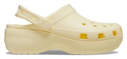 Crocs Classic Platform Clog Σαμπό Κίτρινα