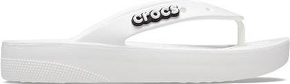 Crocs Classic Σαγιονάρες σε Λευκό Χρώμα από το Cosmos Sport