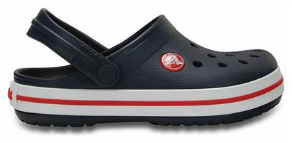 Crocs Crocband Παιδικά Ανατομικά Σαμπό Θαλάσσης Navy Μπλε Navy/Red από το Cosmossport