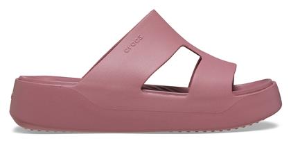 Crocs Getaway Γυναικεία Σανδάλια Flatforms σε Μωβ Χρώμα