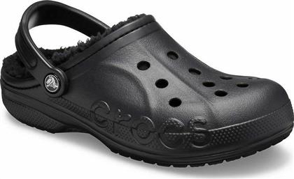 Crocs Lined Clog Κλειστές Χειμερινές Ανδρικές Παντόφλες με Γούνα Μαύρες