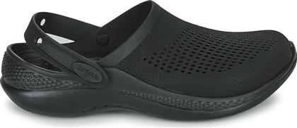 Crocs LiteRide 360 Ανδρικά Παπούτσια Θαλάσσης Μαύρα