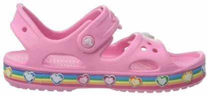 Crocs Παιδικά Ανατομικά Παπουτσάκια Θαλάσσης Fun Lab Rainbow Sandal Ροζ