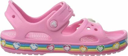 Crocs Παιδικά Ανατομικά Παπουτσάκια Θαλάσσης Fun Lab Rainbow Sandal Ροζ