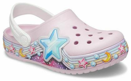 Crocs Παιδικά Ανατομικά Σαμπό Θαλάσσης Fun Lab Star Band Ροζ