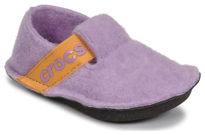 Crocs Παιδικές Παντόφλες Κλειστές Λιλά