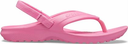 Crocs Παιδικές Σαγιονάρες Flip Flops για Κορίτσι Ροζ Classic