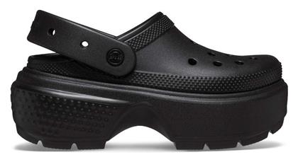 Crocs Stomp Clog Γυναικεία Σαμπό Μαύρα