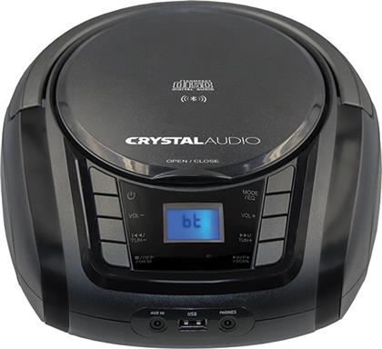 Crystal Audio Φορητό Ηχοσύστημα BMBUB3 με Bluetooth / CD / MP3 / USB / Ραδιόφωνο σε Μαύρο Χρώμα από το Polihome