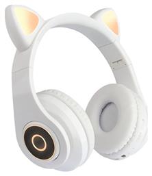 CTX-B39 Cat Ear Led Wireless Over Ear Παιδικά Ακουστικά Λευκά από το Public