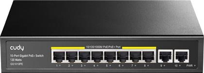 Cudy GS1010PE Unmanaged L2 PoE+ Switch με 10 Θύρες Ethernet