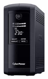 CyberPower VP1600ELCD-FR UPS Line-Interactive 1600VA 960W με 4 Schuko Πρίζες από το Public