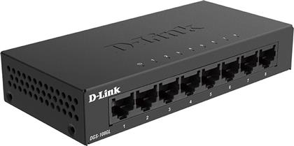 D-Link DGS-108GL Unmanaged L2 Switch με 8 Θύρες Gigabit (1Gbps) Ethernet