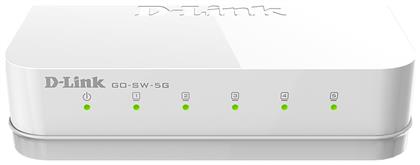 D-Link GO-SW-5G Unmanaged L2 Switch με 5 Θύρες Gigabit (1Gbps) Ethernet