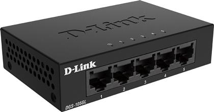 D-Link Unmanaged L2 Switch με 5 Θύρες Gigabit (1Gbps) Ethernet