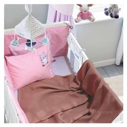 Das Home Κουβέρτα Αγκαλιάς & Λίκνου Baby Relax 6544 Πικέ Ροζ 80x110cm από το Spitishop