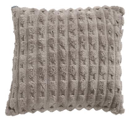 Das Home Μαξιλάρι Καναπέ 1177 Fleece Taupe 40x40εκ.