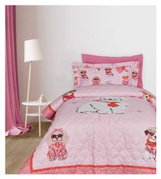 Das Home Παιδικό Κουβερλί Μονό Pink 160x220εκ.