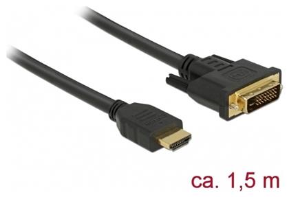 DeLock Cable DVI-I male - HDMI male 1.5m (85653) από το Public