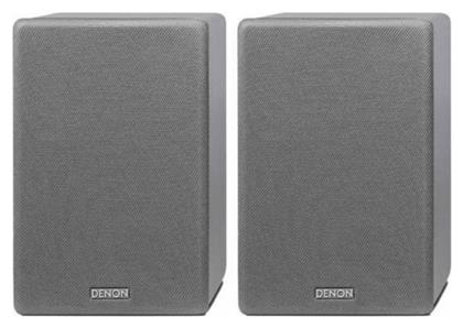 Denon SC-N10 Ζεύγος Ηχείων Hi-Fi Βιβλιοθήκης 120W 2 Δρόμων Π15.3xΒ20xΥ23.3εκ. Γκρι