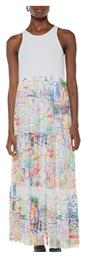 Desigual Quatro Midi All Day Φόρεμα Αμάνικο Λευκό από το Z-mall