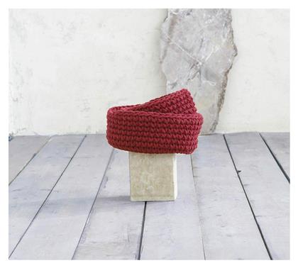 Διακοσμητικό Καλάθι Υφασμάτινο Panier Red 23x23x14cm Nima