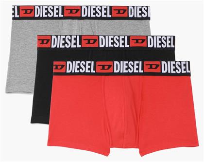 Diesel Ανδρικά Μποξεράκια Μαύρο / Κόκκινο / Γκρι 3Pack από το ProjectShops