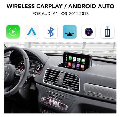 Digital IQ Ηχοσύστημα Αυτοκινήτου για Audi Q3 2009-2018 (Bluetooth/USB/WiFi/GPS/Apple-Carplay/Android-Auto)