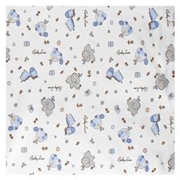 Dimcol Σεντόνι Κούνιας Elephant με Λάστιχο 70x140cm 174 Blue από το Spitishop