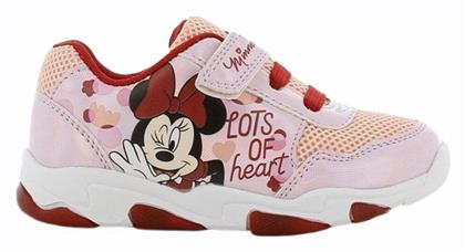 Disney Παιδικά Sneakers Minnie Mouse με Φωτάκια για Κορίτσι Ροζ