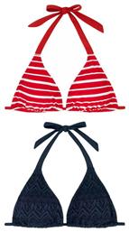 Dorina Bikini Τριγωνάκι Red/Navy Valencia 2Pack