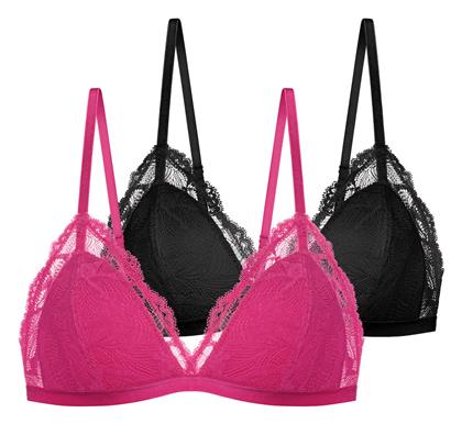 Dorina Pink/black Γυναικείο Bralette Σουτιέν