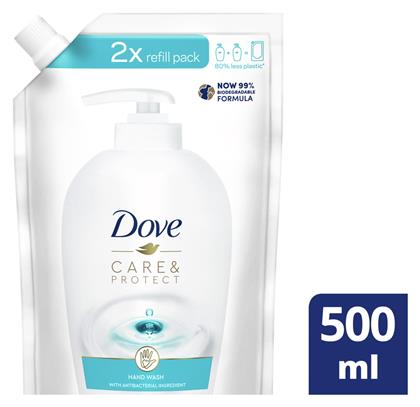 Dove Care & Protect Refill Hand Wash 500ml από το Pharm24