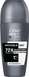 Dove Men Care Advanced Invisible Dry Αποσμητικό 72h σε Roll-On 50ml από το Pharm24