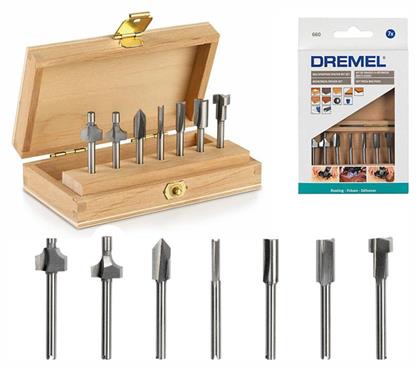 Dremel 660 Σετ Φρεζών Διαμόρφωσης 26150660JA 7τμχ από το e-shop