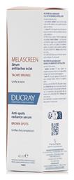 Ducray Melascreen Αντιγηραντικό Serum Προσώπου για Λεύκανση & Πανάδες 40ml