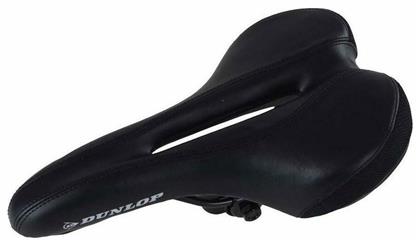 Dunlop Bicycle Saddle 29x17cm Μαύρη Σέλα Ποδηλάτου