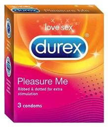 Durex Προφυλακτικά Pleasure Max με Ραβδώσεις 3τμχ