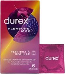 Durex Προφυλακτικά Pleasure Max με Ραβδώσεις 6τμχ από το Pharm24