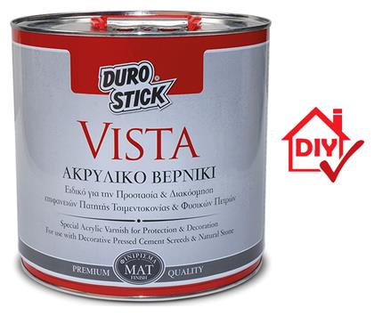 Durostick Vista Βερνίκι Επιφάνειας Διαλύτου Άχρωμο Ματ 750ml από το Esmarket