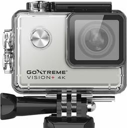 EasyPix Goxtreme Vision+ Action Camera 4K Ultra HD Υποβρύχια (με Θήκη) με WiFi 4K Ασημί με Οθόνη 2'' από το e-shop