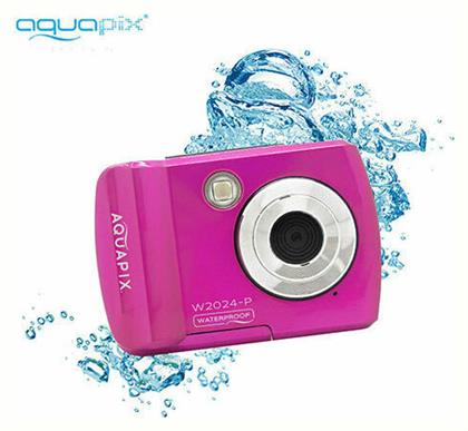 EasyPix W2024 Compact Φωτογραφική Μηχανή 16MP με Οθόνη 2.4'' και Ανάλυση Video 1280 x 720 pixels Ροζ από το e-shop