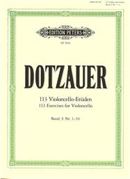 Edition Peters Dotzauer - 113 Violoncello Etuden Παρτιτούρα για Τσέλο