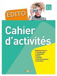 EDITO C1 CAHIER (+ CD AUDIO MP3)